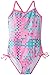 Kanu Surf Girls 1 Piece Swimsuit, Nikki Pink Dot, 14