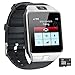 Pandaoo Smart Watch Mobile Phone DZ09 Unlocked Universal GSM Bluetooth 4.0, 32GB Storage, Music Player, Camera, Calendar, Stopwatch Sync with Android Smartphones - Silver