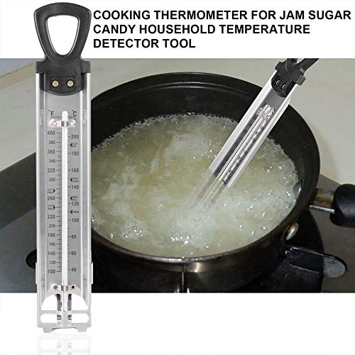 Stainless Steel Kitchen Craft Cooking Thermometer for Jam Sugar Candy Home Use Thermometer Household Temperature Detector Tool