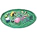 NEWSTYLE Children's Play Mat and Toys Storage Bag - Green 60inch Kids Playbag Toys Organizer Quick Pouch. Great for Storing Small and Medium Size Toy like LEGOS - Simple, Portable, Sturdy!