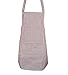 Red White Stripe Kitchen Cooking Catering Work Garden Apron Bib with Pockets