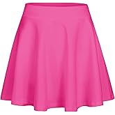 Zaclotre Skorts Skirts for Girls Elastic High Waisted Tennis Skirt with 2 Pockets Athletic Golf Workout Sports Shorts