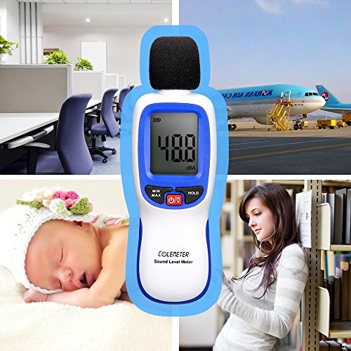 6 COLEMETER+Decibel+30+130dB+Batteries+included