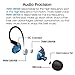 in Ear Headphones with Microphone, LZHE Wired Earbuds Earhook Removable Cable Noise Isolating Ear Buds, Sport Earphones for Jogging Gym Fitness Running Workout, iPhone iPod Samsung – Bluethumb 3