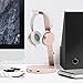 Satechi Aluminum USB Headphone Stand Holder with 3 USB 3.0 Ports & 3.5mm AUX Port - Universal Fit - Bose, Sony, Beats, JBL, Panasonic, AKG, Audio-Technica, Sennheiser, Shure and more (Rose Gold)