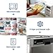 Popit! 8 Clear Food Storage Containers Set, Microwave and Freezer Safe, Little Big Box