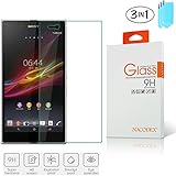 3x Sony Xperia Z Ultra Xl39h Screen Protector, [3-Pack] Nacodex ® [0.3mm Super Thin] 2.5D Rounded Edges Premium Tempered Glass Screen Protector (For Xperia Z Ultra XL39h)