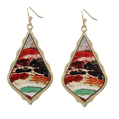 Bravetoshop Women Jewelry Bohemian Vintage Dangle Earrings Retro Rhinestone Earrings Boho Dangle Drop Earrings for Women Girls Gifts