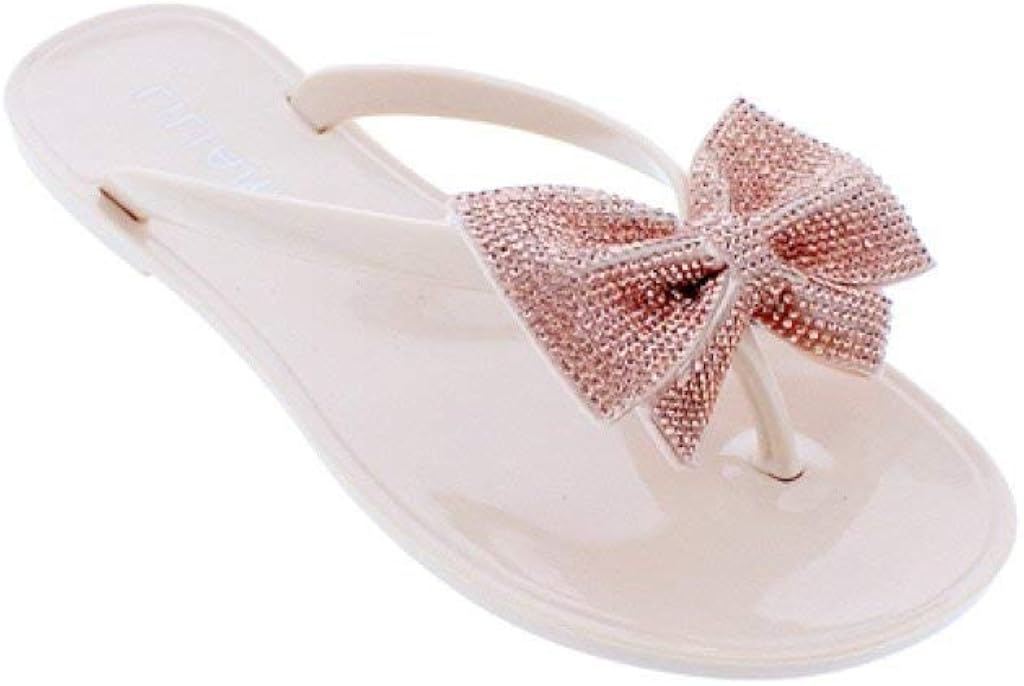 liliana rhinestone bow sandals