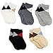 LALUNA BRIDE Kids Boys Cotton Dress Crew Socks 5 Pairs Value Pack Assorted Colors Medium