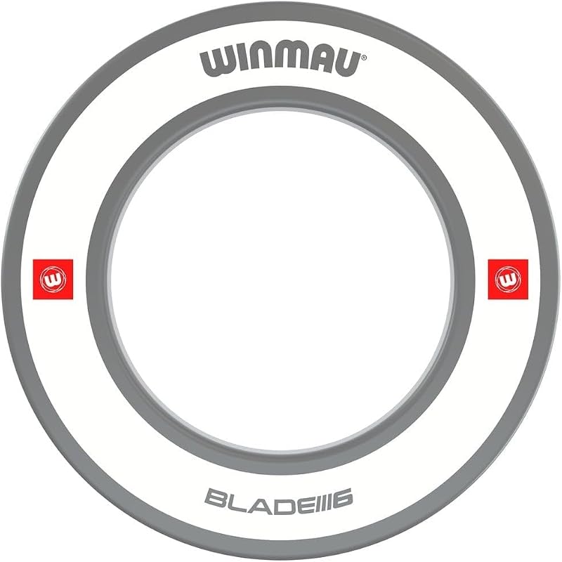 Winmau Pro Line 1.0 Dart Board Surround Ring Grey White Durable Backboard