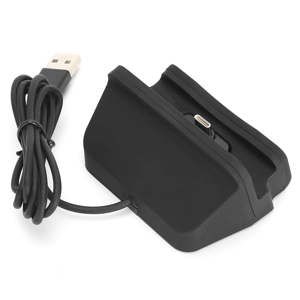Type-C Mobile Phone Charging Base XBX-01 Fast Charging Station Cell Phones Accessories Charging Base Stand Charger for Home and Office(Black)