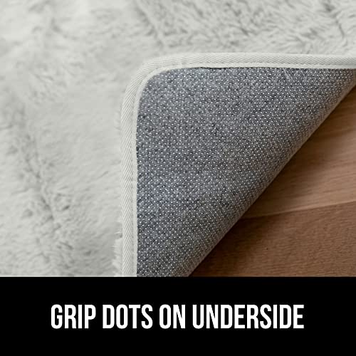 Gorilla Grip Soft Faux Fur Area Rug, Washable, Shed and Fade Resistant