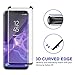 Bestfy Samsung Galaxy S9 Plus Screen Protector, [3D Curve Edge] [HD Clear] [Case Friendly] Tempered Glass Screen Protector for Samsung Galaxy S9 Plus (2 Pack, Black)