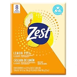 Lemon Peel Bar Soap by Zest - 8 Bars, 4 Oz - Rich