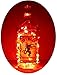 Upcycled Fireball Whisky Mood Therapy Liquor Bottle Light w/100 Red LED's Topped Off with an Asfour 30% Leaded Clear Crystal Prism Ball