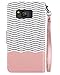 Galaxy S8 Wallet Cas, Samsung Galaxy S8 Case, BENTOBEN PU Leather Flip Folio Case Cover with Card Slots Pockets Wrist Strap Magnet Closure Cute Case Cover for Samsung Galaxy S8, Rose Gold