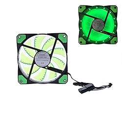Wivily 15 LED DC12V 120mm Heatsink Silent Cooling