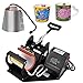 SUPER DEAL PRO 2 in 1 Mug Cup Heat Press Transfer Sublimation Heat Press Machine Coffee Cup Heat Press for Advertising, Gift Purpose (Two Different Stainless Steel Mug Attachments)