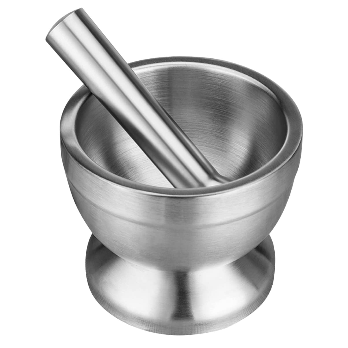 Steel Garlic, Bowl for Pesto and Pugging Stainless Kitchen Pot Garlic Pestle Small Size