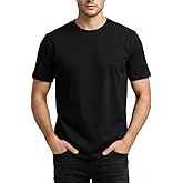 Captain Cory Men’s 100% Cotton T-Shirt Ultra-Soft Combed Ring-Spun Fabric,Breathable,Regular Fit for Daily Wear,Travel & Gym