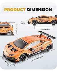 BEZGAR Remote Control Car - 1:24 Scale Lambor GTE