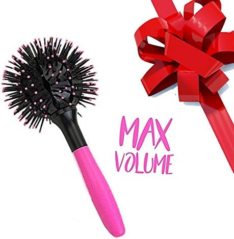 3D Spherical Hot Curling Tangle Free Brush - Magic Bomb Curl VOLUMN &amp; CURLUP