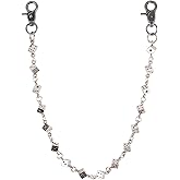 PINKPIN Unisex Dice Pants Wallet Keychain with Dice for Jeans, Wallets, and Belts, Punk Rock and Casual Streetwear Clothing Accessories