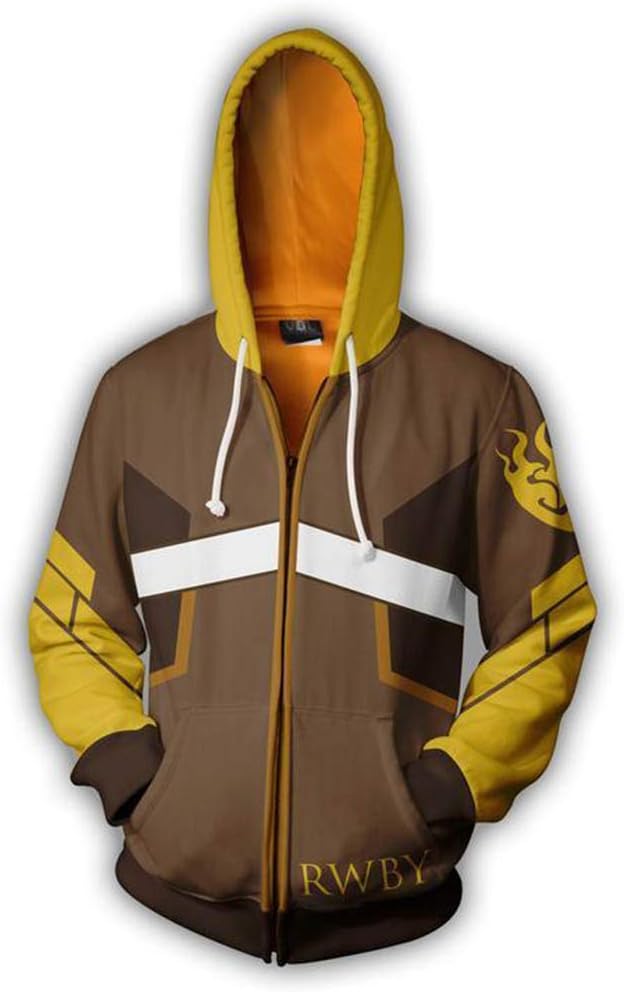 Skycos Anime Rxby Cosplay Hoodie Unisex 3D Printed Zipper Hoodie Jacket Coat Sweatshirt
