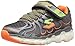 Skechers Kids Boys' Skech-Rayz Loafer,Gunmetal/Orange,1.5 M US Little Kid