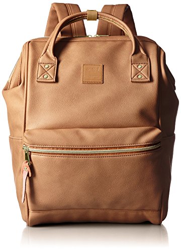 anello pink leather backpack