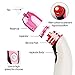 SUMGOTT Nose Suction Electric Nasal Aspirator Baby USB Charging Nose Cleaner with 3 Strengths of Suction and 4 Tips Safety Hygienic for Newborns&Toddlers Vers (white2)