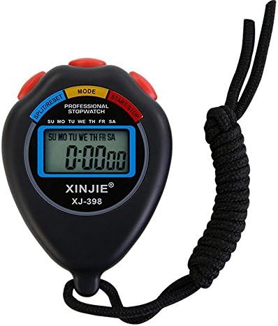 Digital Sport Stopwatch Timer,Chronograph Wristwatch Countdown Alarm with Large Display Calendar and Strap for Kid's Swimming, Running, Balls