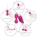 Vibrator Remote Control, Fovel Clitoris Vibrator Egg G-Spot 10 Vibration Patterns Adult Sex Toys Vagina Clitoris Vibrating Mini Vibes Stimulator for Women Couple Play Rechargeable