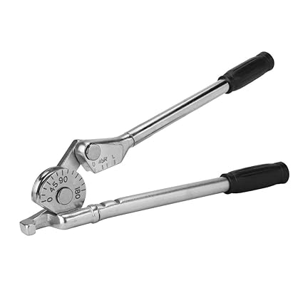 Digital Craft 6mm Pipe Tube Bender 180 Degree Heavy Duty Tubing Bender 1/4 Copper Tube Air Conditioning Tube Bending Tool Manual Tool