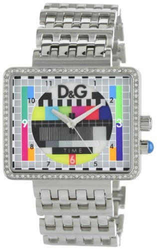 D&G Dolce & Gabbana Men's DW0753 Medicine Man Ext TV Case Analog Backlight Multicolor Dial Watch