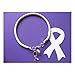 1 DZ LUNG CANCER AWARENESS BRACELETS/WHITE /'HOPE' RIBBON CHARM GREAT QUALITY