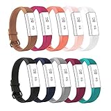 Baaletc Silicone Rubber Replacement Accessory Band/Wristband Bracelet Strap with Buckle for Fitbit Alta HR Fitness Tracker