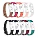 Baaletc Silicone Rubber Replacement Accessory Band/ Wristband Bracelet Strap with Buckle for Fitbit Alta HR Fitness Tracker