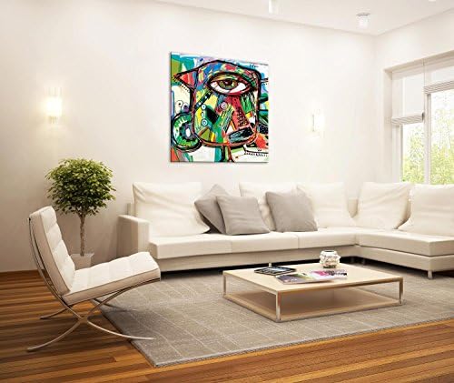 Picanova Doodle Parrot 80x80cm Premium Leinwanddruck Kunstdruck Auf 2cm Holz Keilrahmen Fur Schlaf Und Wohnzimmer Amazon De Kuche Haushalt