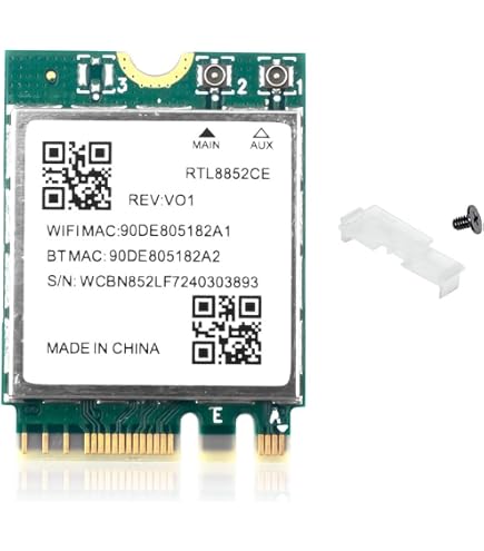 Amazon.com: RTL8822CE NGFF M.2 2230 802.11a/b/g/n/ac WLAN
