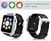 SuperWatch GB-88 Smart Watch Bluetooth NFC Connectivity Sports Watch with Heart Rate Monitor,Touch Screen and Magnetic Charging for Android Samsung HTC/Apple Ios (Silver)