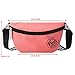 BKID Nylon Waist Pack Zipper Waist Bag Smart Phone Sport Case Travel Fanny Bag Card Pocket (Orange)