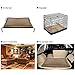INVENHO Dog Bed Mat Comfortable Soft Crate Pad Anti-Slip Machine Washable Pad Dog Crate Pad Pet Bed for Dogs & Cats