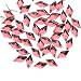 1000pcs Indian Pink Rhombus 1.5x3x1 Flat Back Rhinestones Flatback acrylic Gems for Nail Art Cards wholesale AF0010-4