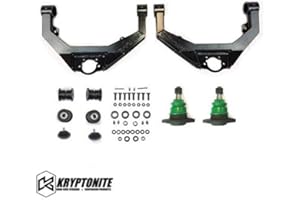 KRYPTONITE PRODUCTS Kryptonite Upper Control Arm Kit For 2001-2010 Chevy GMC 2500HD 3500HD Pickup
