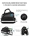 Lixada 2 in1 Bike Trunk Bag Casual Chest Sling Pack Bag Cycling Bicycle Rear Rack Carrier Bag Pannie (Black)
