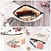 6 Pieces Makeup Pouch Cosmetic Bag Travel Toiletry Case Pencil Bag with Zipper for Teacher Gifts (Style 1)