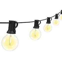 25Ft Globe LED String Lights, G40 Outdoor LED