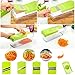 Mandoline Slicer Vegetable Slicer Chopper Dicer - Onion Cutter Chopper Pro - 8 Blades of Squeezer Julienne Slicer Grater -Kitchen Cutter for Multi Veggie, Food, Potato, Tomato, Cucumber, Cheese, Fruit